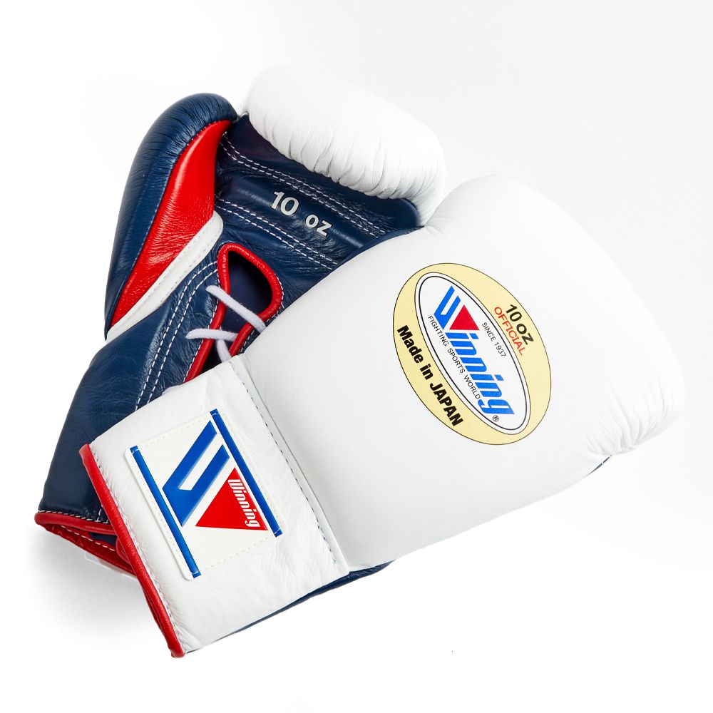Winning boxing gloves, white/blue christmas gift for mens Thanksgiving gifts for him