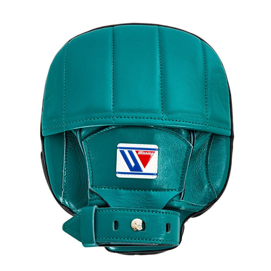 WINNING  BOXING SENDAI CUSTOM PUNCH MITTS - MINT GREEN BLACK