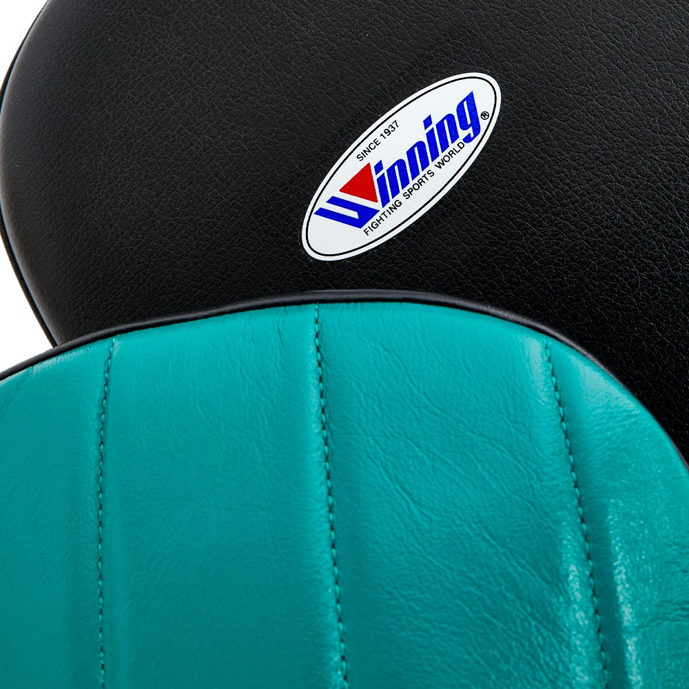 WINNING  BOXING SENDAI CUSTOM PUNCH MITTS - MINT GREEN BLACK