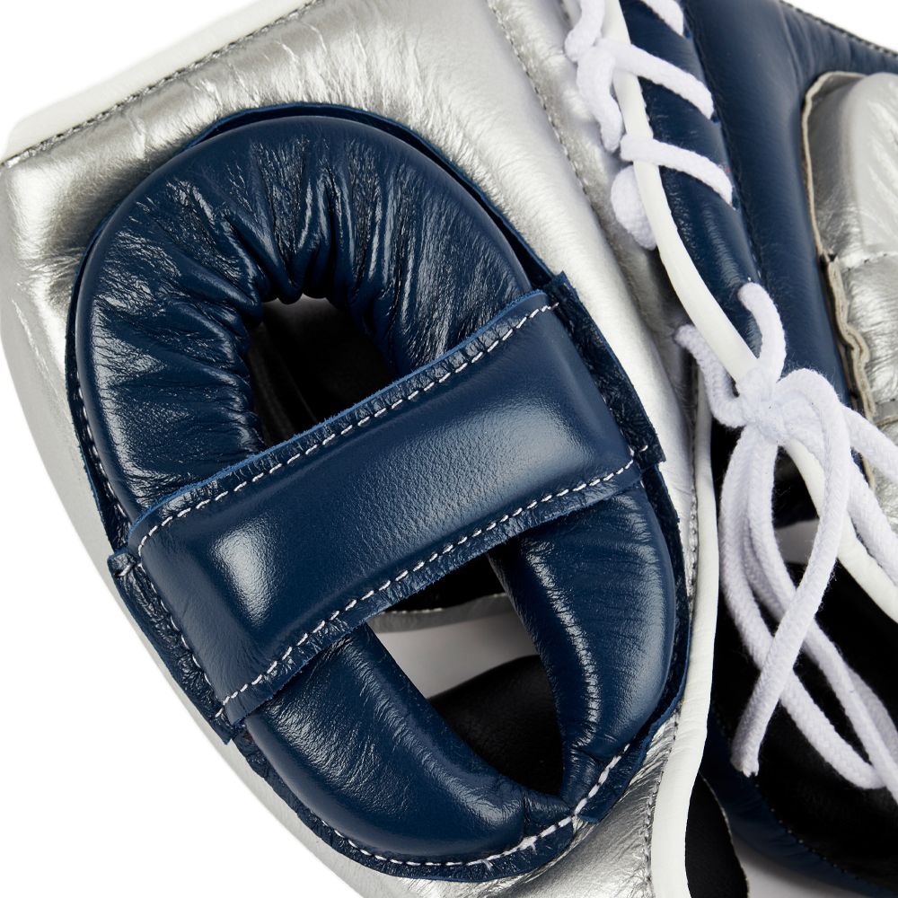 Winning Head Guard, Customizable winning Head guard dark blue silver