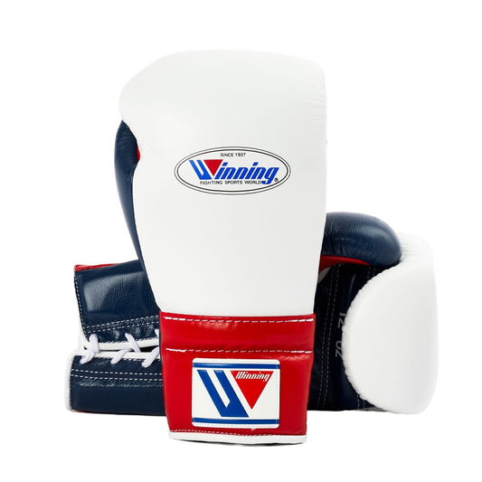 Winning boxing gloves, white/blue christmas gift for mens Thanksgiving gifts for him