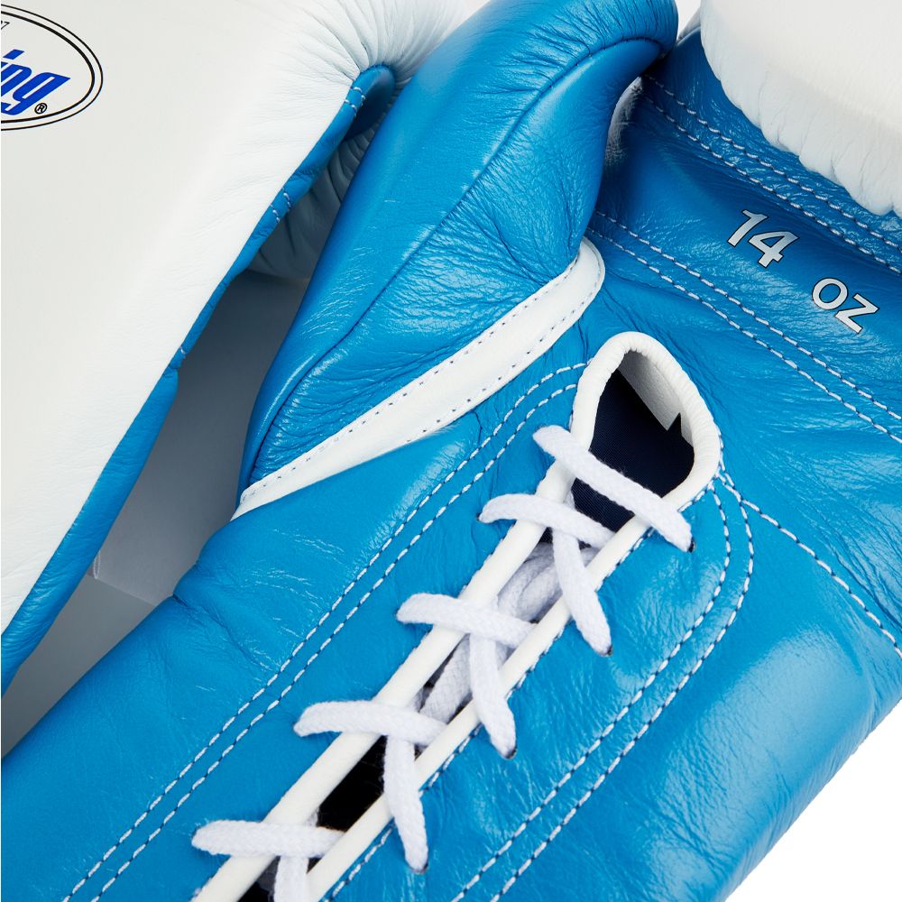 Winning boxing gloves, white/blue christmas gift for mens Thanksgiving gifts for him